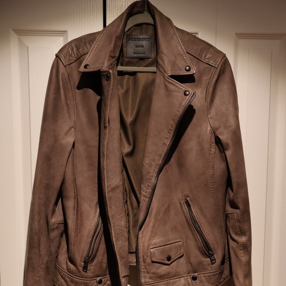 All Saints: Milo Biker Leather Jacket
